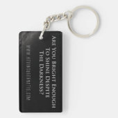 Porte-clés Loup blanc et le porte - clé d'obscurité (Dos)