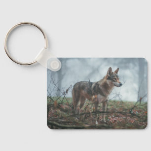 Porte-clés Loup-chien