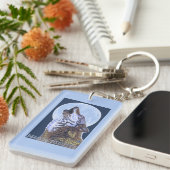 Porte-clés Loup de MassachusettsHowling (Devant droit)