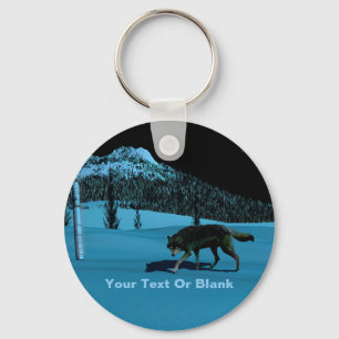 Porte-clés Loup d'hiver - Tapetum Lucidum