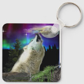 Porte-clés Loup et Lune (Dos)