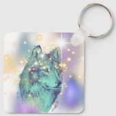 Porte-clés Loup étincelant (Dos)