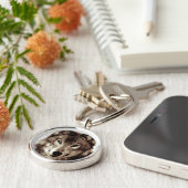 Porte-clés Loup gris (Côté)