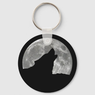 Porte-clés loup hurler