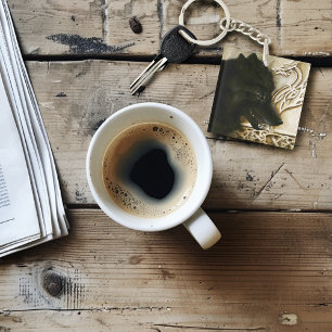 Porte-clés Loup noir celtique