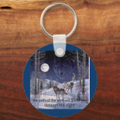 Porte-clés loup pathofthewolf (Recto)