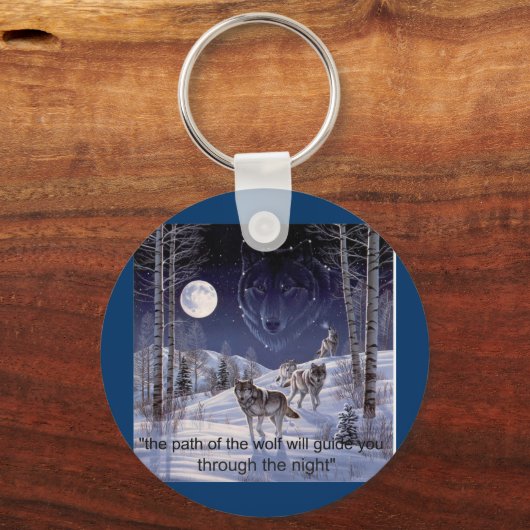 Porte-clés loup pathofthewolf (Recto)