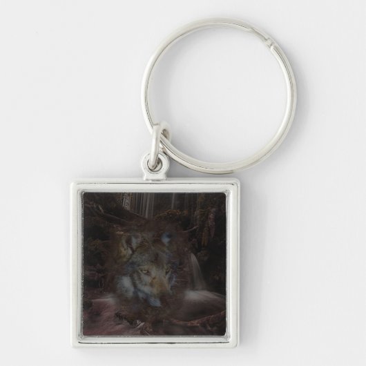Porte-clés Loup sage de forêt (Devant)