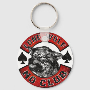 Porte-clés Loup solitaire de Moto