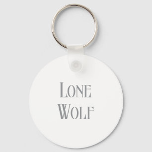 Porte-clés Loup solitaire Mâle Sigma Minimaliste Moderne