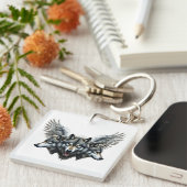 Porte-clés Loups gardiens (Devant Droit)