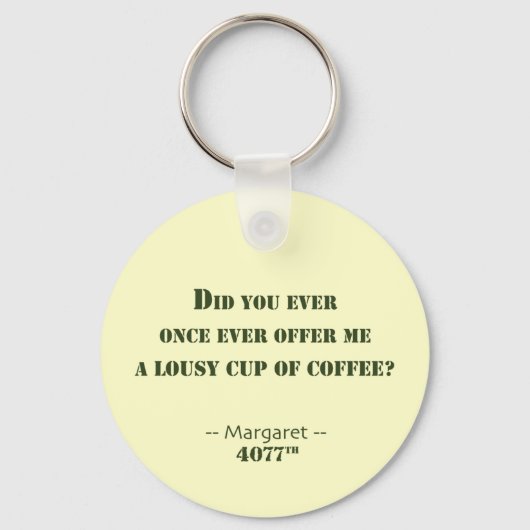 Porte-clés Lousy Cup of Coffee (Recto)