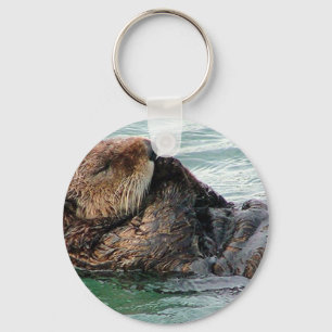 Porte-clés loutre dans la prière