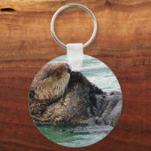 Porte-clés loutre dans la prière (Recto)