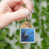 Porte-clés Loutre de natation (main)