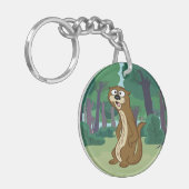 Porte-clés Loutre de Rick | Reggie de garde forestière (Devant gauche)