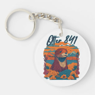 Porte-clés Loutre de surf 841 Loutre Mon Chemin Loutre de mer