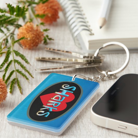 Porte-clés Louveur de requins (Devant droit)