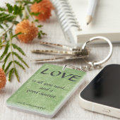 Porte-clés Love And A Good Dentist (Devant droit)