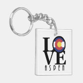 Porte-clés LOVE Aspen Colorado (Devant gauche)