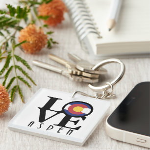 Porte-clés LOVE Aspen Colorado