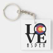 Porte-clés LOVE Aspen Colorado (Devant)