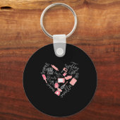 Porte-clés Love Baking Tools For Bakers Gift Women Cute Nk (Recto)