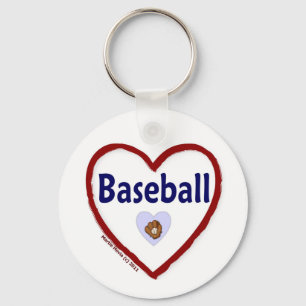 Porte-clés Love Baseball
