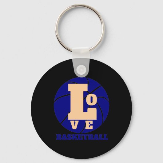 Porte-clés Love Basketball 3 (Recto)