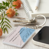 Porte-clés Love Bible Verse (Devant droit)