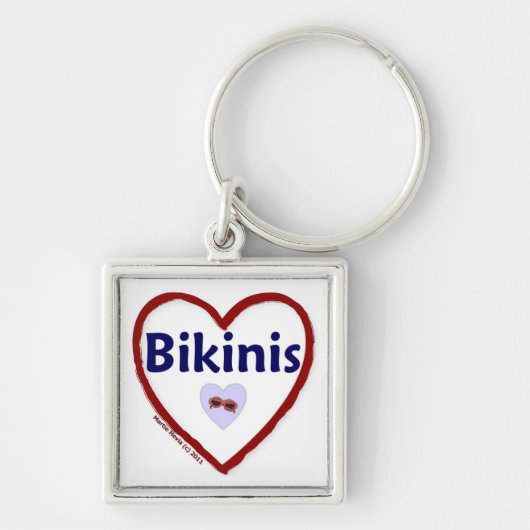 Porte-clés Love Bikinis (Devant)
