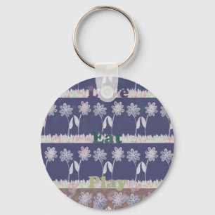 Porte-clés Love Blue Baby Shower couleurs.png