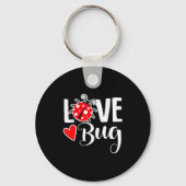 Porte-clés Love Bug Cute Valentine's Day Party Ladybug (Recto)