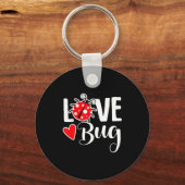 Porte-clés Love Bug Cute Valentine's Day Party Ladybug  (Recto)