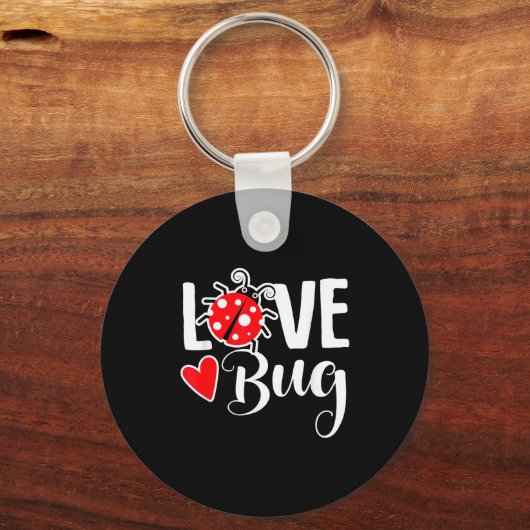 Porte-clés Love Bug Cute Valentine's Day Party Ladybug (Recto)