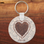 Porte-clés Love Coffee (Recto)