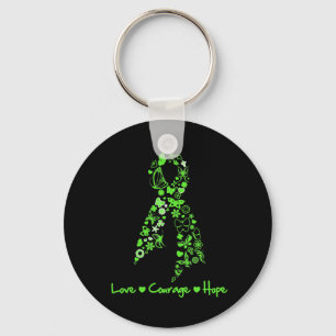 Porte-clés Love Courage Hope Butterfly - Lymphom non-Hodgkins