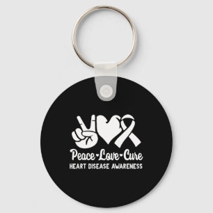 Porte-clés Love Cure Go Red American Heart Disease Awareness