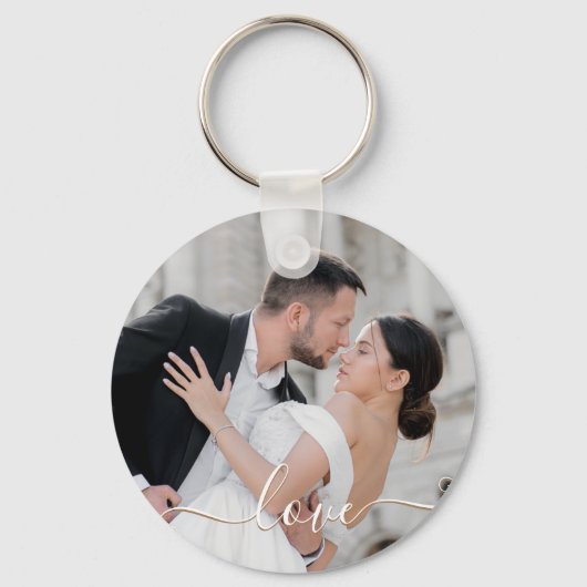 Porte-clés LOVE Custom Photo (Recto)