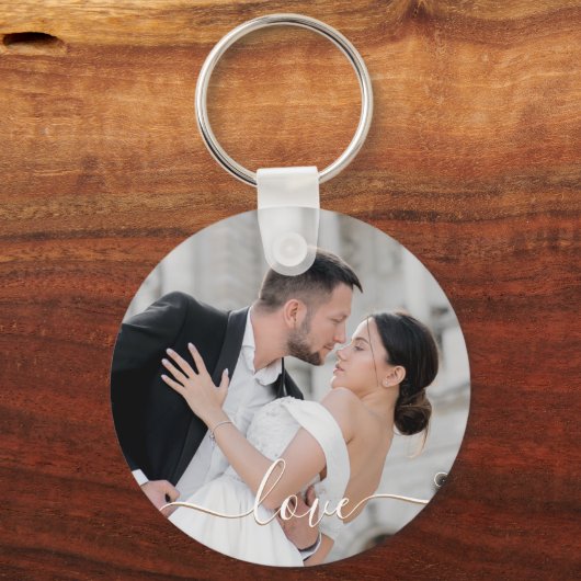 Porte-clés LOVE Custom Photo (Recto)