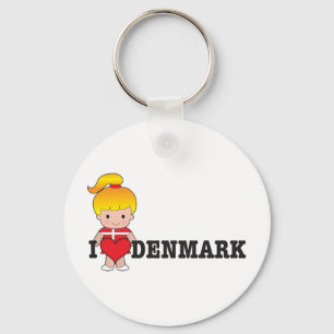 Porte-clés Love Danemark