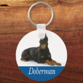 Porte-clés Love Doberman Pinscher Chien Chien Chien Porte - c (Recto)