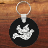 Porte-clés Love Dove (Recto)