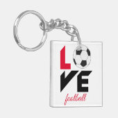 Porte-clés Love football (Devant gauche)