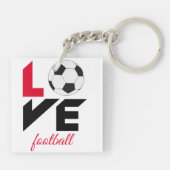 Porte-clés Love football (Dos)