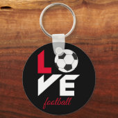 Porte-clés Love football (Recto)