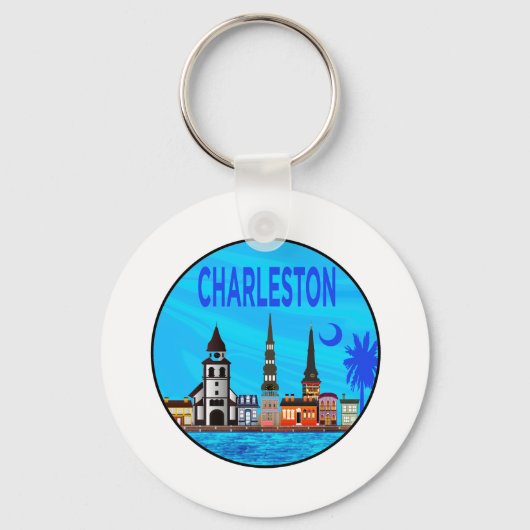 Porte-clés Love for Charleston (Recto)