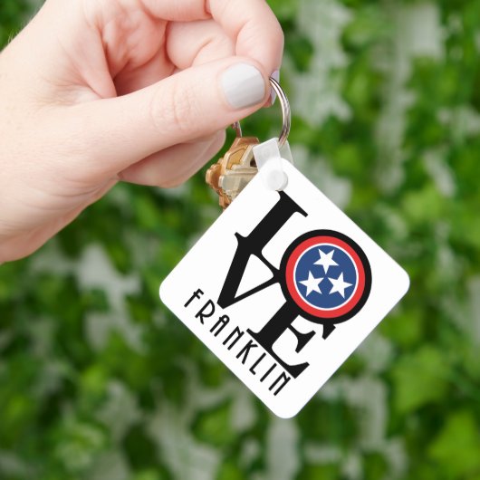 Porte-clés LOVE Franklin Tennessee (main)