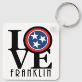 Porte-clés LOVE Franklin Tennessee (Dos)