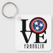 Porte-clés LOVE Franklin Tennessee (Recto)